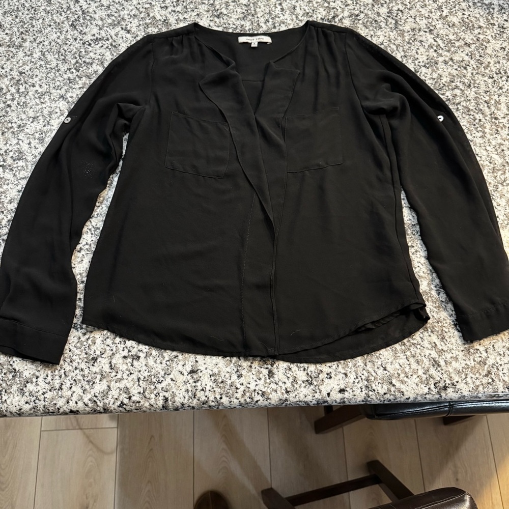 Naked Zebra Black Blouse